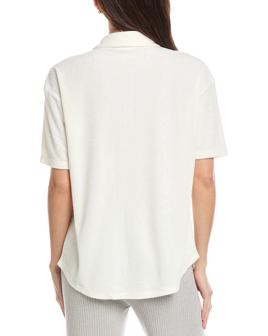 Barefoot Dreams Cozyterry Button-Down Shirt