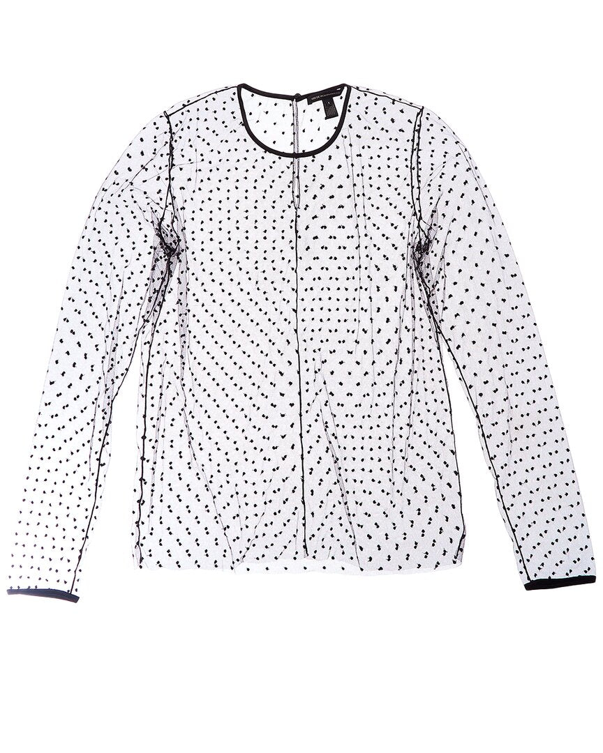 Kiki De Montparnasse Merci Silk-Trim Top Black
