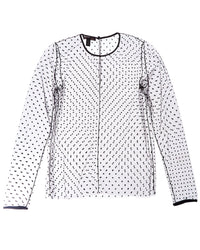 Kiki De Montparnasse Merci Silk-Trim Top