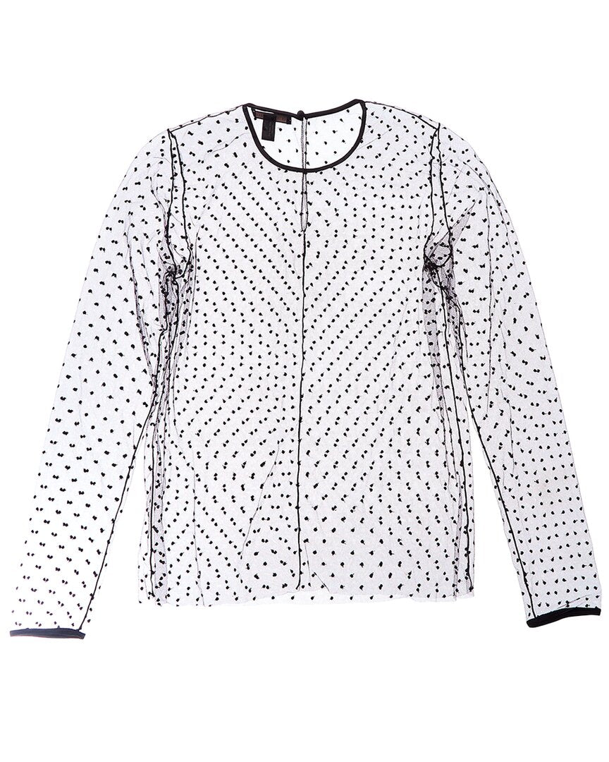 Kiki De Montparnasse Merci Silk-Trim Top