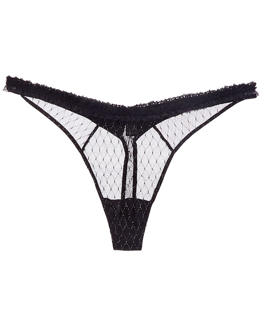 Kiki De Montparnasse Les Follies Thong Black
