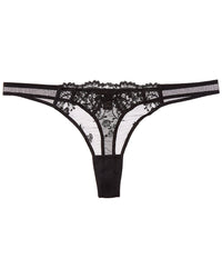 KIKI DE MONTPARNASSE Kiki De Montparnasse Juliette Silk-Trim Thong