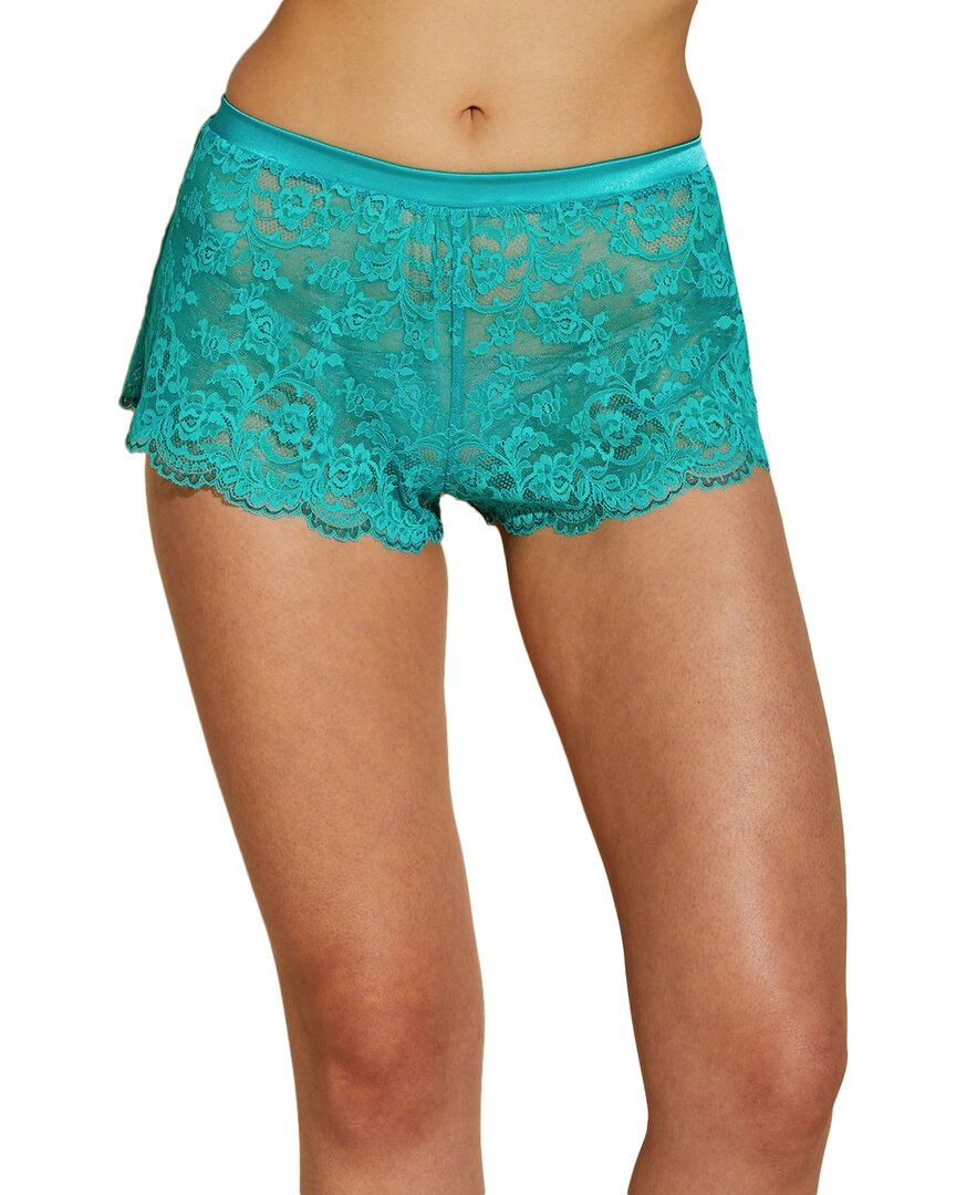 Cosabella Courtney Lace Boxer Green