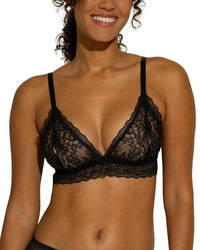 Cosabella Courtney Peek A Boo Bralette Black