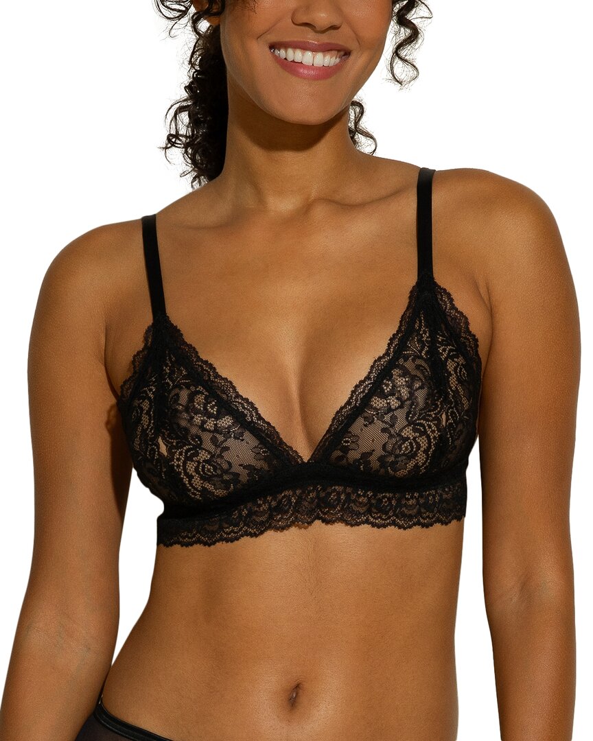 Cosabella Courtney Peek A Boo Bralette Black