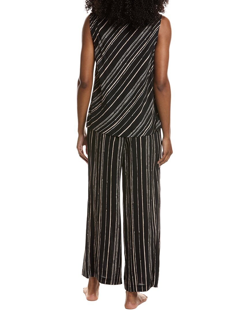 Natori 2Pc Tate Silk-Blend Pajama Set