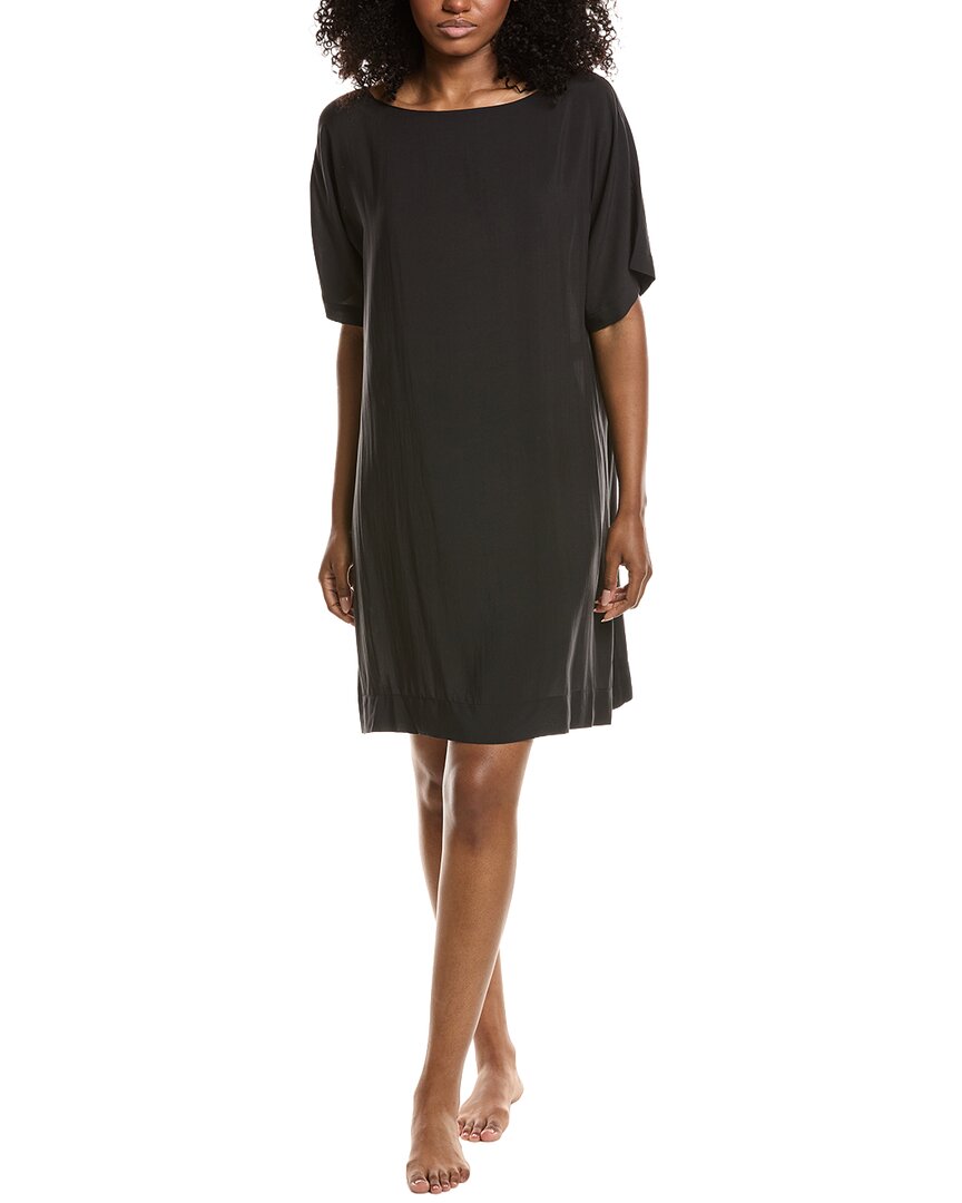 Natori Sleek Silk-Blend Sleep Shirt