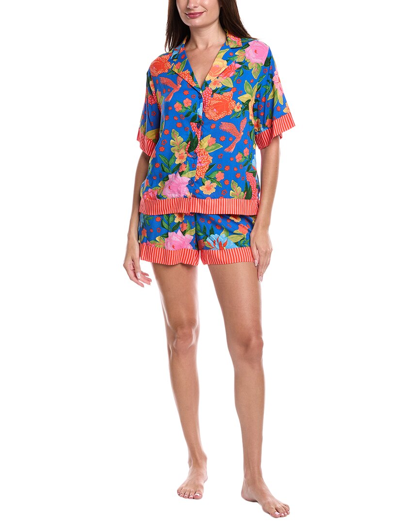 Room Service 2Pc Georgia Shirt & Short Pajama Set