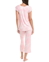 Ellen Tracy 2Pc Top & Pant Pajama Set