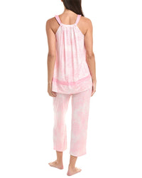 Ellen Tracy 2Pc Top & Pant Pajama Set