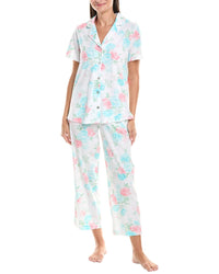 Carole Hochman 2Pc Top & Pant Pajama Set