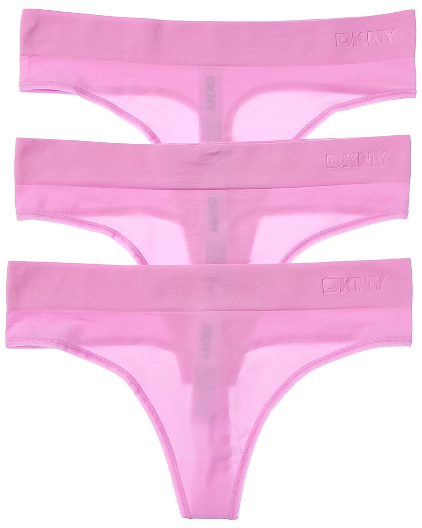 Dkny 3Pk Seamless Litewear Thong