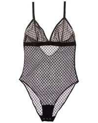Wolford Wolford Sheer Logo Triangle Bodysuit