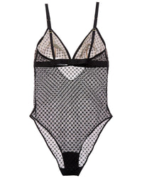 Wolford Wolford Sheer Logo Triangle Bodysuit