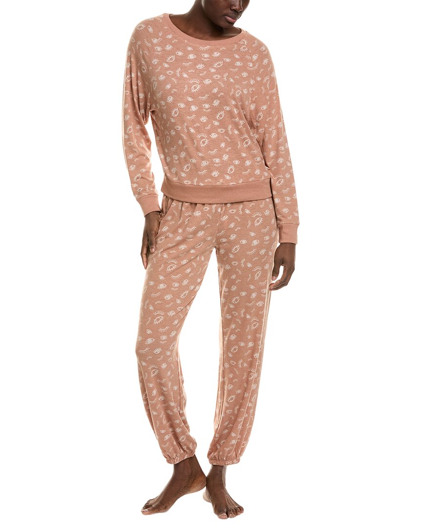 Honeydew Intimates 2Pc Star Seeker Brushed Jersey Lounge Set Multi
