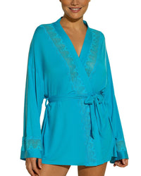 Cosabella Allure Robe Blue