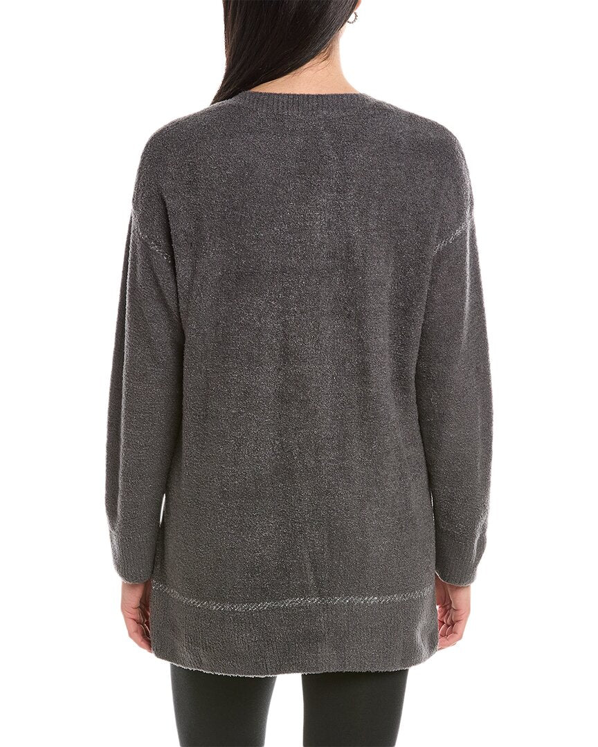 Barefoot Dreams Cozychic Lite Contrast Stitch Cardigan