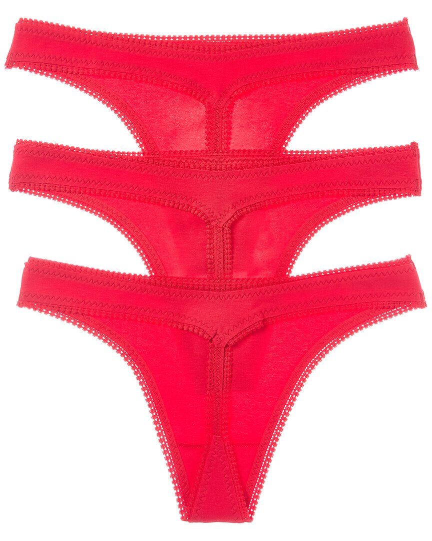 Ongossamer 3Pk Cabana Hip-G Thong