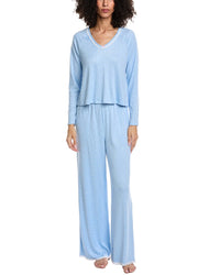 40 Winks 2Pc Top & Long Pajama Pant Set