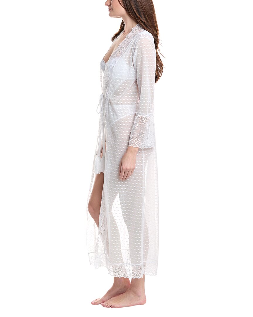 Mucci Womens Domenica Robe, M, White