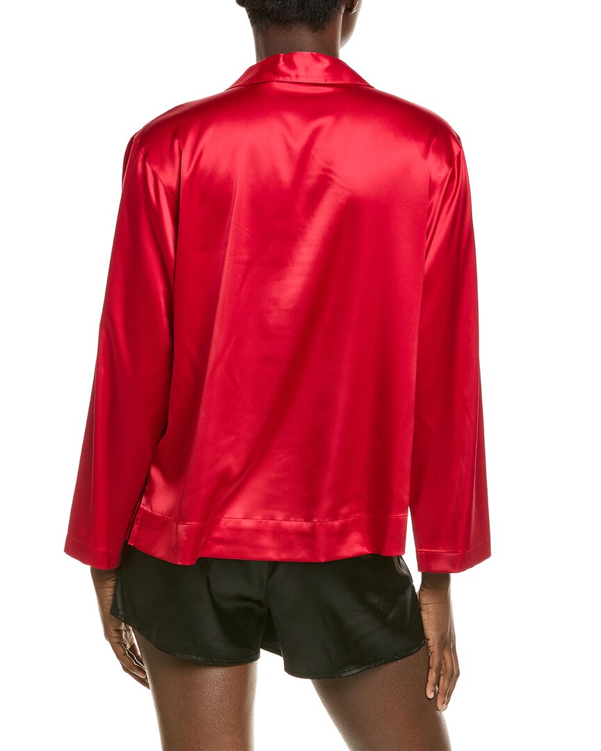 Natori Glamour Button-Down Top