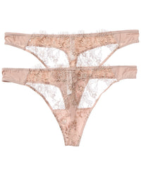Skarlett Blue 2Pk Entice Thong Gold