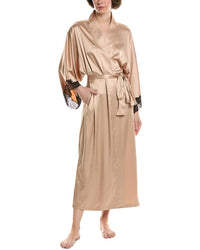 Natori Peony Glamour Robe Regular 16 (XL) Brown Multi