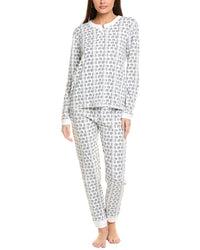 Ro's Garden 2Pc Darcy Pajama Set Regular 12 (L) White