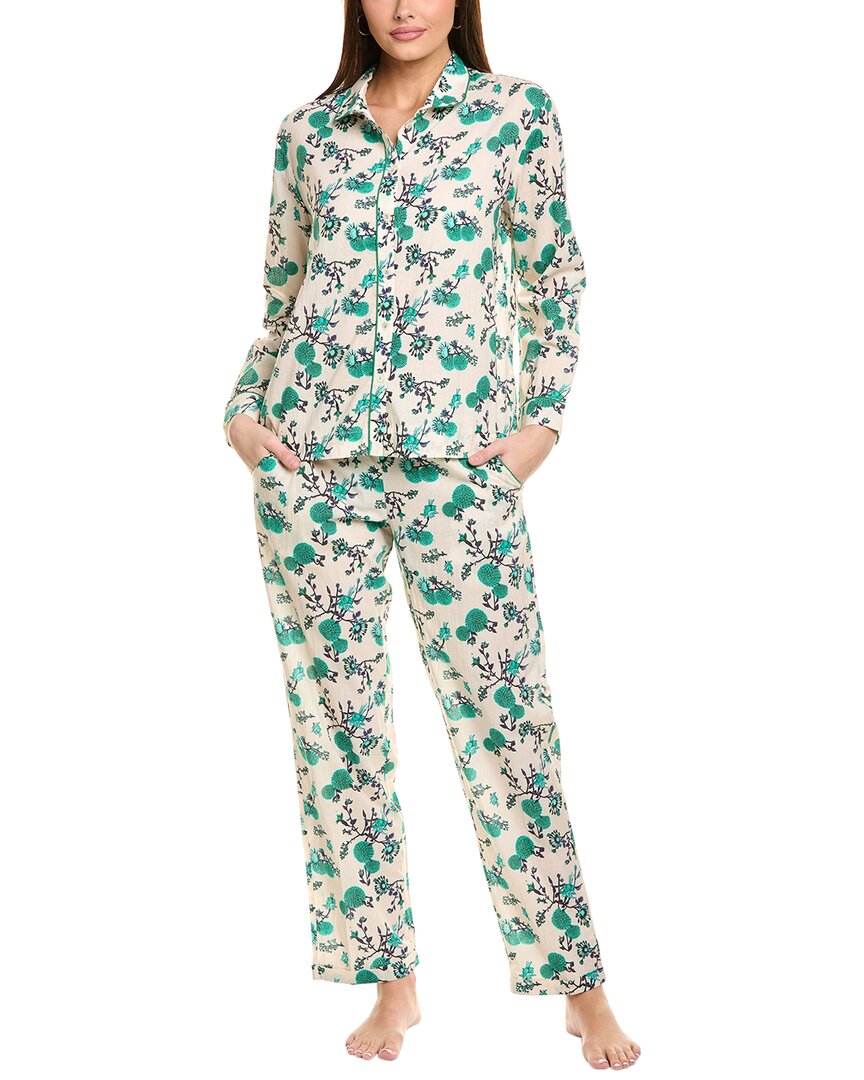 Ro's Garden 2Pc Viola Pajama Set Regular 0 (XS) Tan