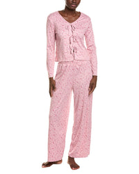 Sugar 2Pc Tie Front Foldover Pajama Set