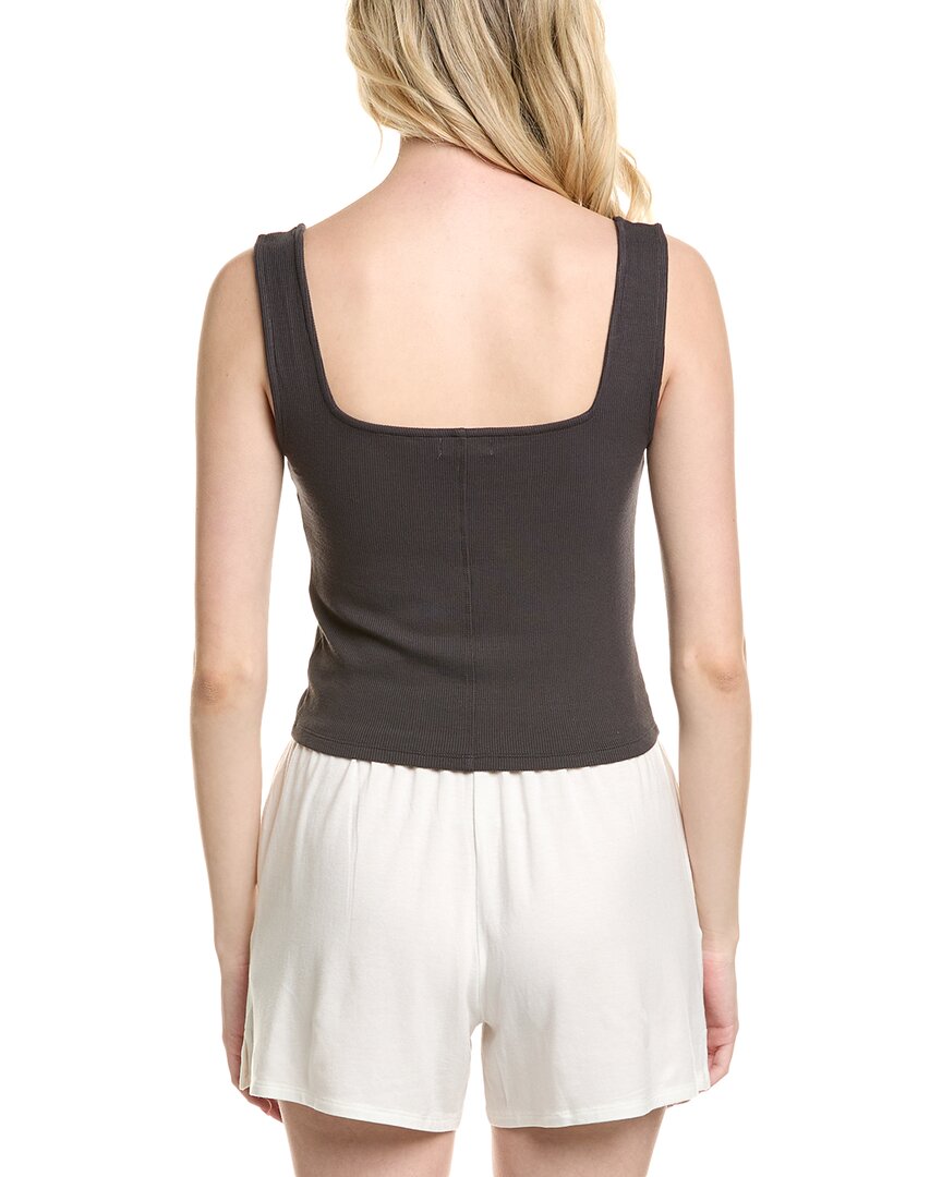 Barefoot Dreams Malibu Collection Ultra Soft Rib Cropped Tank