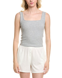 Barefoot Dreams Malibu Collection Ultra Soft Rib Cropped Tank