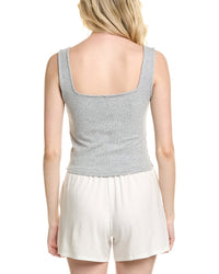 Barefoot Dreams Malibu Collection Ultra Soft Rib Cropped Tank