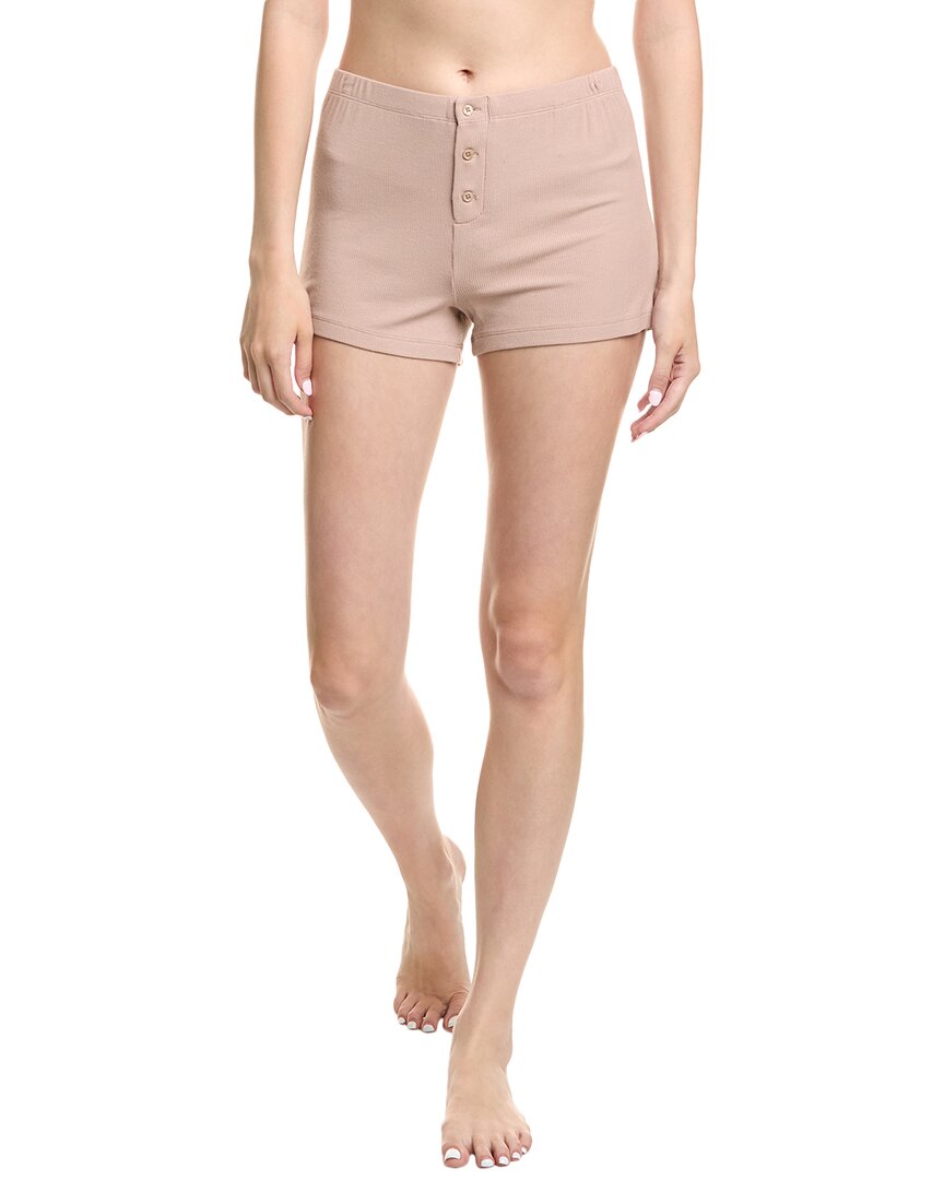 Barefoot Dreams Malibu Collection Ultra Soft Rib Boxer Short