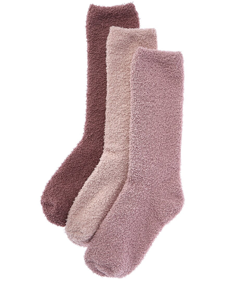 Barefoot Dreams 3Pk Cozychic Socks