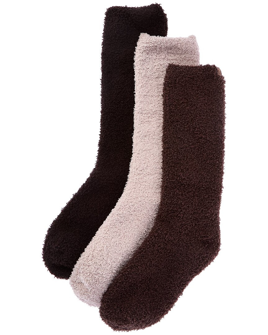 Barefoot Dreams 3Pk Cozychic Socks
