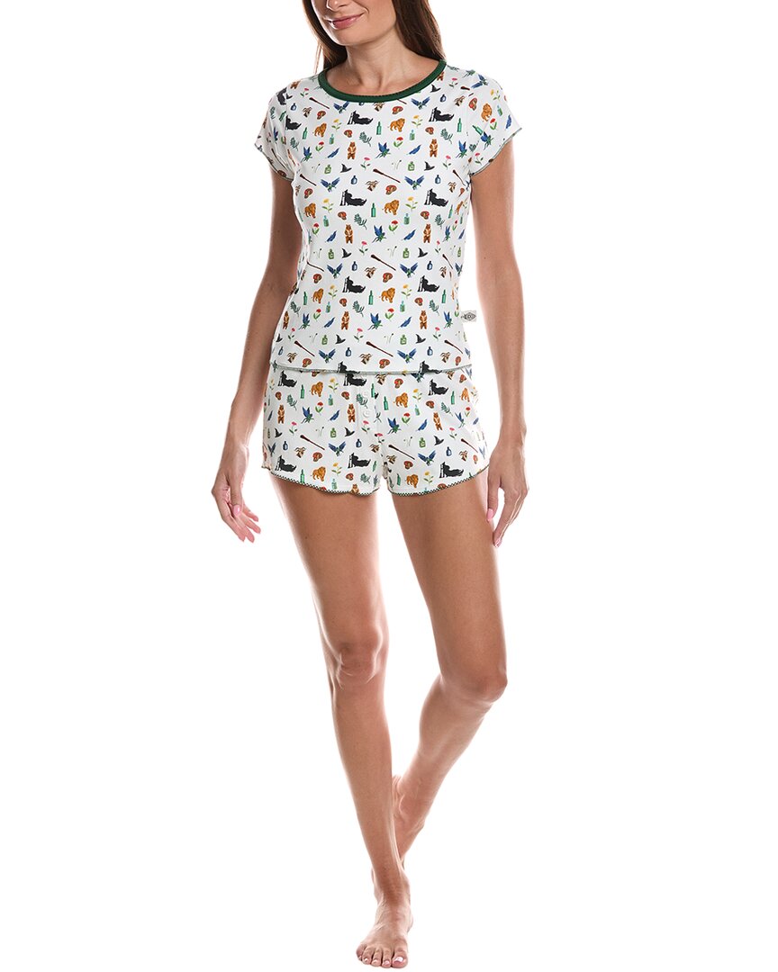 Cozyland by Morgan Lane Cozyland By Morgan Lane 2Pc Elphaba Print Shortie Set