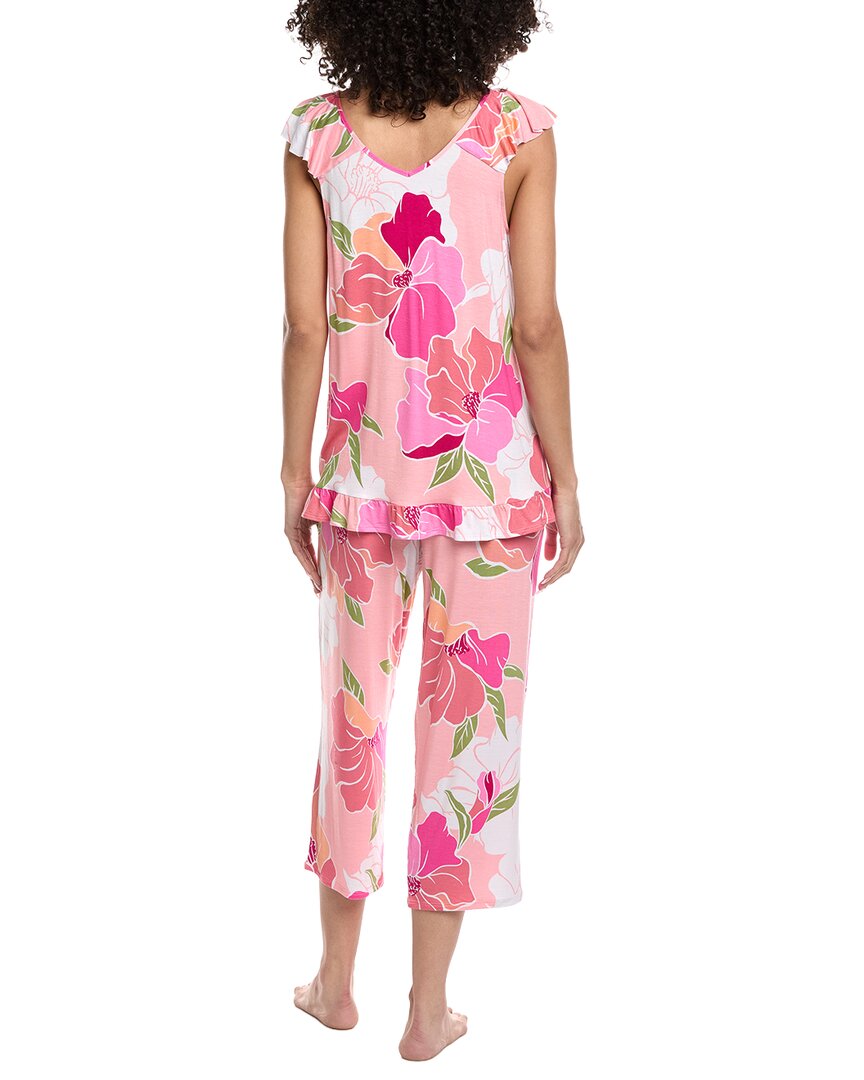 Ellen Tracy 2Pc Cropped Pajama Set