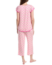 Ellen Tracy 2Pc Cropped Pajama Set