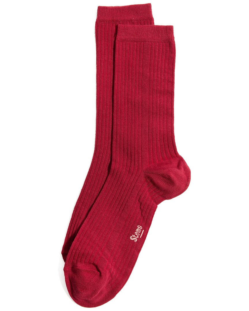 Stems Cashmere-Blend Crew Socks