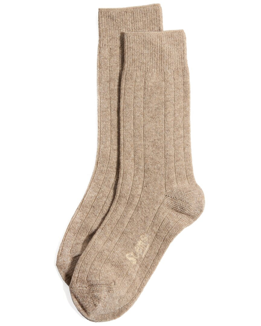 Stems Lux Merino Cashmere-Blend Crew Sock