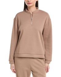 Natori Nova Cozy Brushed Knit Everywhere Zip-Up Top