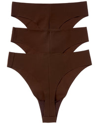 Cosabella 3Pk Free Cut Micro High-Waist Thong