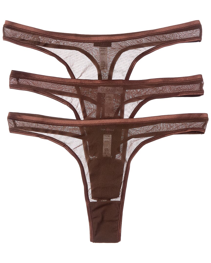 Cosabella Cosabella 3Pk Soire Confidence Classic Thong