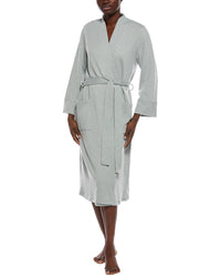 N Natori N Natori Quilted Geo Knit Jacquard Robe