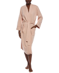 N Natori N Natori Quilted Geo Knit Jacquard Robe
