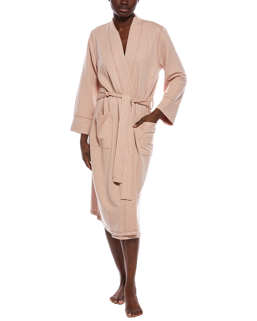 N Natori N Natori Quilted Geo Knit Jacquard Robe