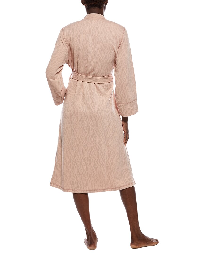 N Natori N Natori Quilted Geo Knit Jacquard Robe