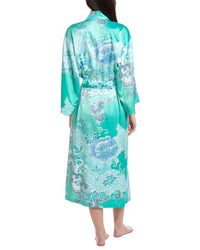 Natori Flourish Printed Satin Robe