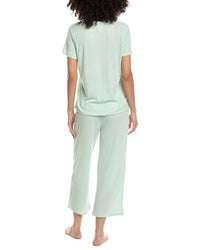 Tommy Hilfiger 2Pc T-Shirt & Crop Pant Pajama Set